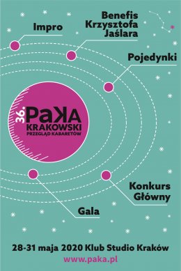 36.Krakowski Przegląd Kabaretów PAKA - KARNET - kabaret