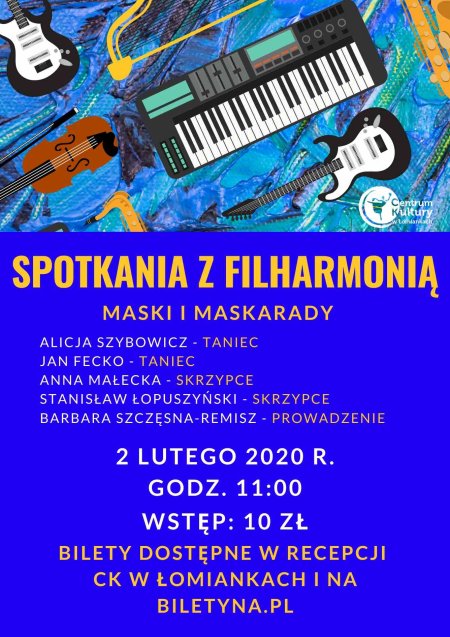 Maski i maskarady - Spotkania z Filharmonią - dla dzieci