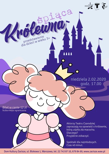 "Śpiąca Królewna"  Teatr Czarodziej - dla dzieci