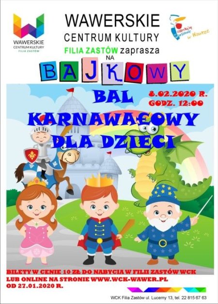 Bal dla dzieci "Bajkowe podróże" w Zastowie - dla dzieci