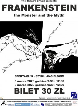 FRANKENSTEIN the Monster and the Myth! - Bilety na spektakl teatralny