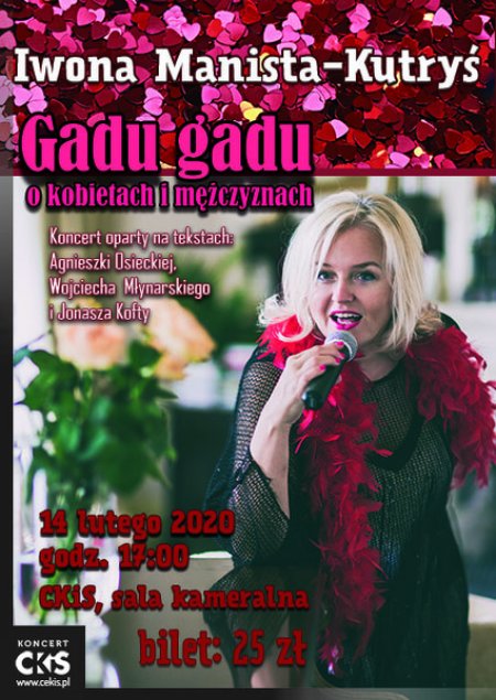 Iwona Manista-Kutryś „Gadu gadu o kobietach i mężczyznach” - koncert