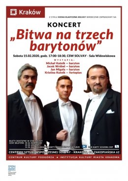 Koncert „Bitwa na trzech barytonów” - koncert