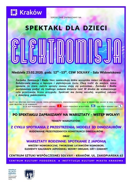 Spektakl dla dzieci „Elektromisja” - dla dzieci