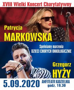 XVIII Wielki Koncert Charytatywny 2020 - Patrycja Markowska i Grzegorz Hyży - koncert