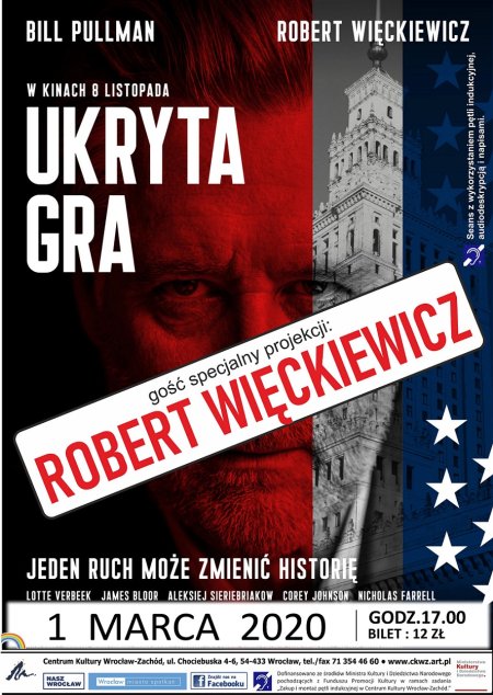 Ukryta gra - spotkanie z Robertem Więckiewiczem - film