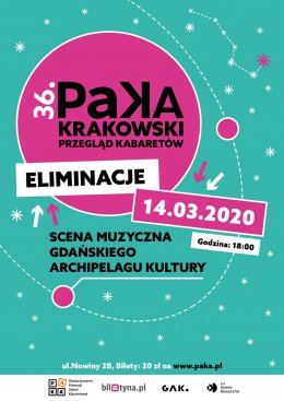 Eliminacje do 36. PAKI - Scena Muzyczna Gdańskiego Archipelagu Kultury - kabaret