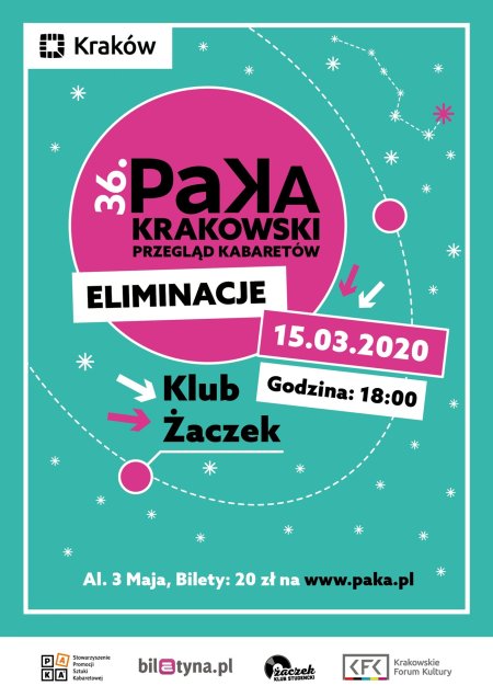 Eliminacje do 36. PAKI - Kraków - kabaret
