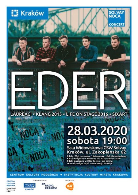 SOLVAY NOCĄ Koncert zespołu EDER - koncert