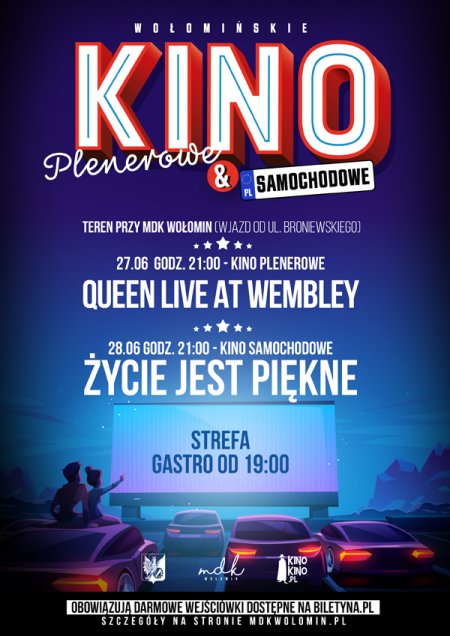 Kino plenerowe: Queen Live at Wembley - film