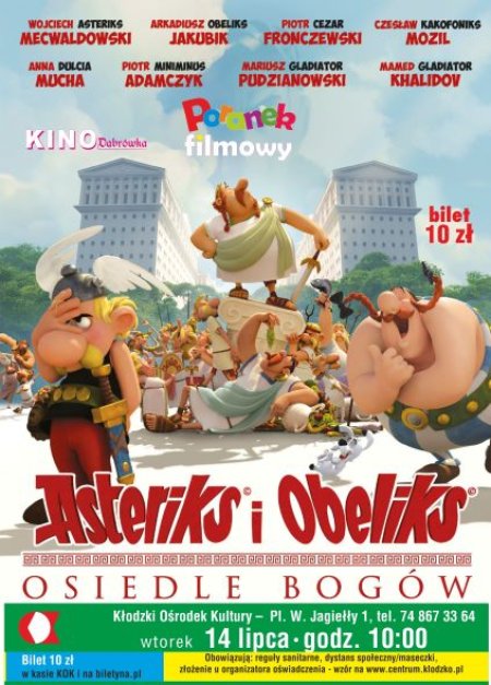 Poranek filmowy - Asteriks i Obeliks: Osiedle Bogów - dla dzieci