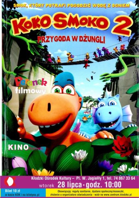 Poranek filmowy - Koko Smoko 2 - dla dzieci