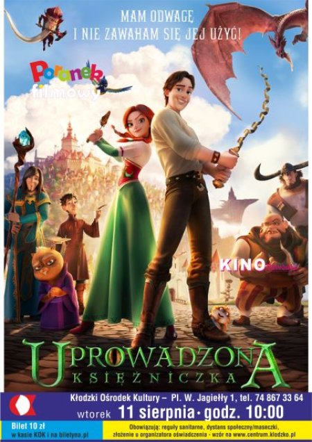 Poranek filmowy - Uprowadzona księżniczka - dla dzieci