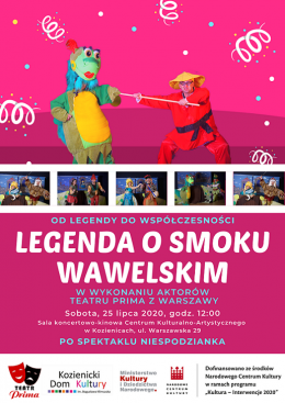 Poranek teatralny "Legenda o Smoku Wawelskim" - dla dzieci