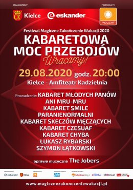 Festiwal Magiczne Zakończenie Wakacji - Kabaretowa Moc Przebojów - Wracamy - rejestracja POLSAT - kabaret