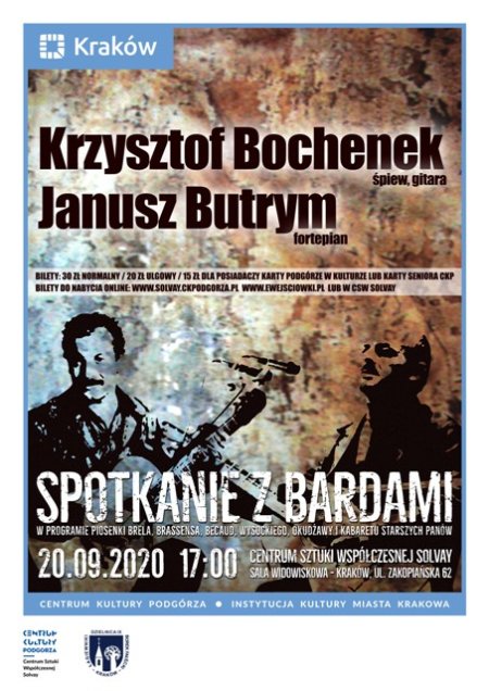 Koncert piosenki aktorskiej „Spotkanie z Bardami” - koncert