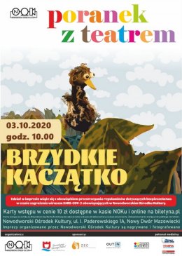 Poranek z Teatrem- Brzydkie kaczątko - dla dzieci