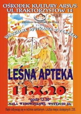 Bajka dla dzieci "Leśna apteka" Teatr "Koliberek" - dla dzieci