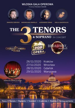 The 3 Tenors & Soprano - Wieczór z Włoskim Akcentem - koncert