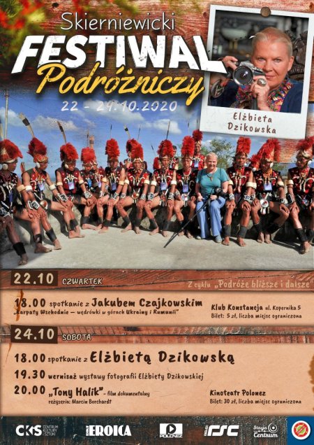 Skierniewicki Festiwal Podróżniczy: Spotkanie z Elżbietą Dzikowską oraz film dokumentalny "Tony Halik" - inne