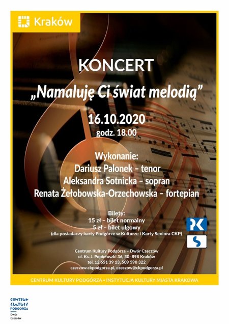 Koncert - "Namaluję Ci świat melodią" - koncert