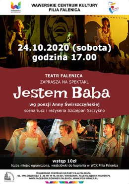 "Jestem Baba" - spektakl w WCK Falenica - spektakl