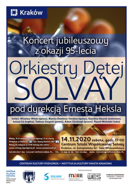 Koncert Jubileuszowy z okazji 95-lecia Orkiestry Dętej Solvay - koncert