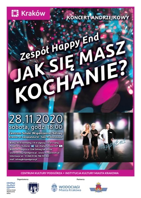 Koncert Andrzejkowy - Jak się masz kochanie? /Zespół Happy End - koncert