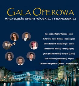 Gala Operowa - Arcydzieła Opery włoskiej i francuskiej - koncert