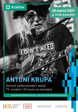 Antoni Krupa - Koncert jubileuszowy - Bilety na koncert