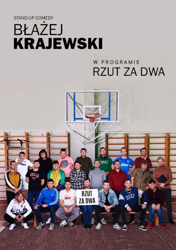 Plakat Stand-up: Błażej Krajewski w programie 