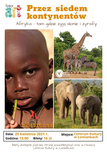 Afryka – tam gdzie żyją słonie i żyrafy // Przez Siedem Kontynentów - dla dzieci