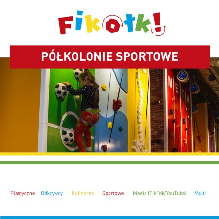 PÓŁKOLONIE PLASTYCZNE 2021 - TESTOWE FIKOŁKI - dla dzieci