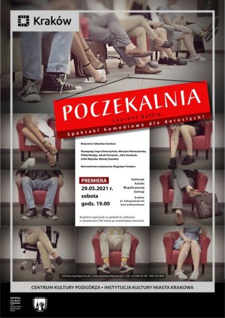 Premiera sztuki Laurenta Baffiego/ "Poczekalnia" - Teatralna Scena SOLVAY - spektakl