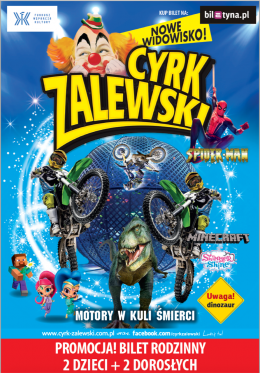 Cyrk Zalewski - Widowisko 2021 - Bilety na wydarzenie dla dzieci