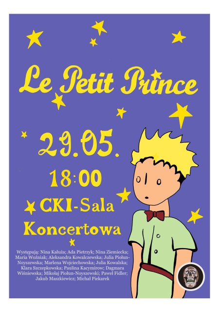 Le Petit Prince - przedstawienie teatralne w wykonaniu Niezależnego Klubu Młodych Aktorów w Izabelinie - spektakl