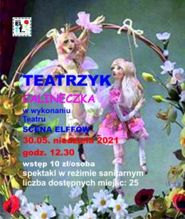 "Calineczka" - spektakl dla dzieci w wykonaniu Teatru Scena Elffów - Bilety na wydarzenie dla dzieci