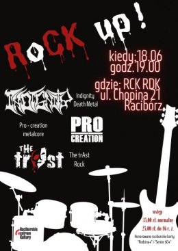 RoCK up! - The trAst, Pro-Creations i Indignity - koncert