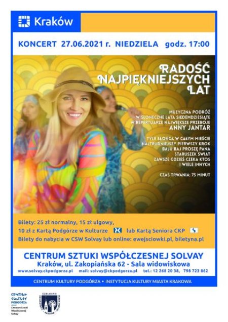 To radość najpiękniejszych lat - wspomnienie Anny Jantar - koncert