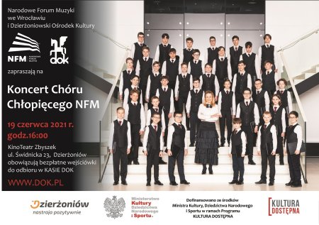 KONCERT CHÓRU CHŁOPIĘCEGO NFM - koncert