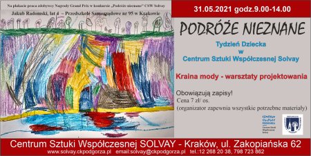 Kraina Mody - warsztaty projektowania - dla dzieci