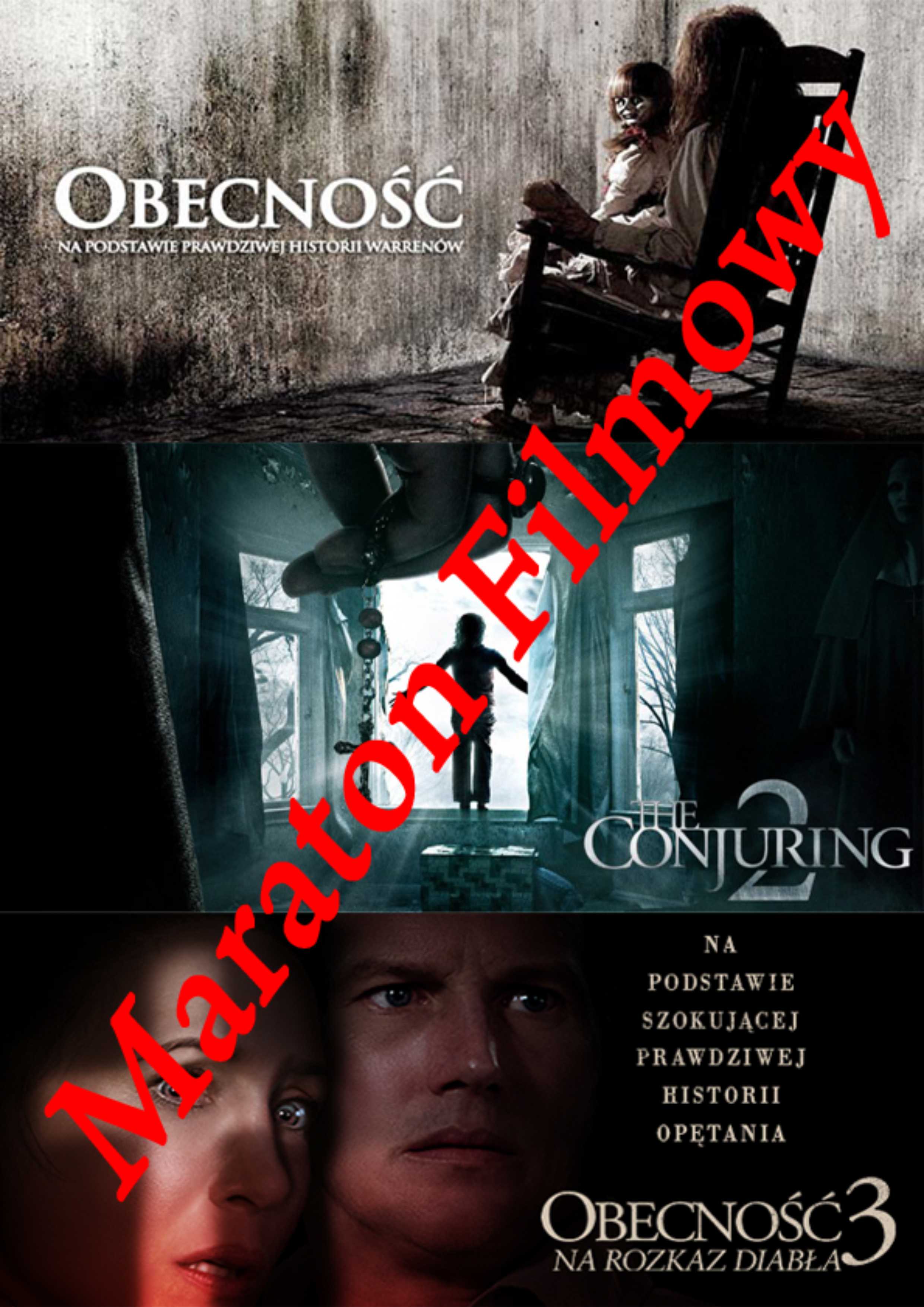 Maraton Filmowy Obecność (The Conjuring) 13 Bilety Online, Opis