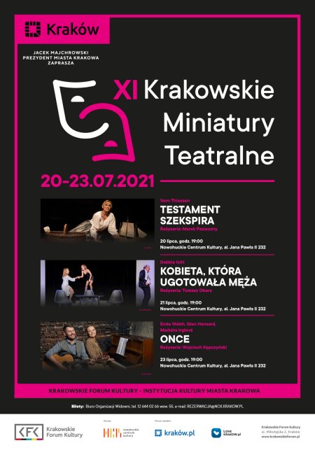 „Testament Szekspira” – XI Krakowskie Miniatury Teatralne - spektakl