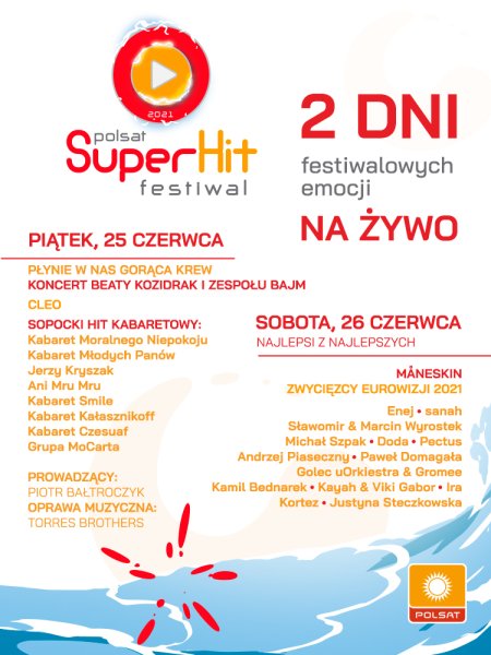Polsat SuperHit Festiwal 2021 - festiwal