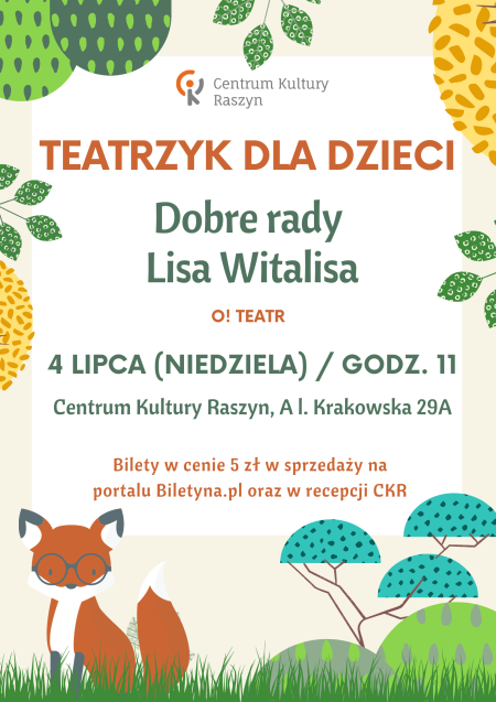 „Dobre rady Lisa Witalisa" - O! Teatr - dla dzieci