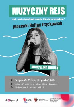Muzyczny rejs z piosenkami Haliny Frąckowiak - Bilety na koncert