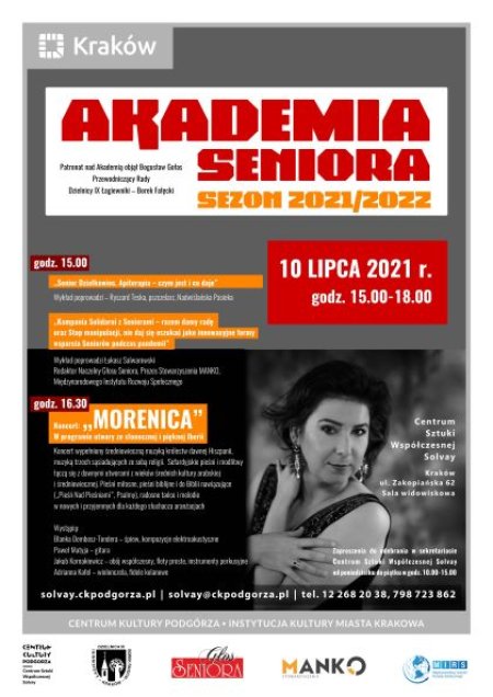 AKADEMIA SENIORA SEZON 2021/2022 - koncert