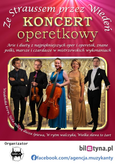 Koncert operetkowy - Ze Straussem przez Wiedeń - koncert