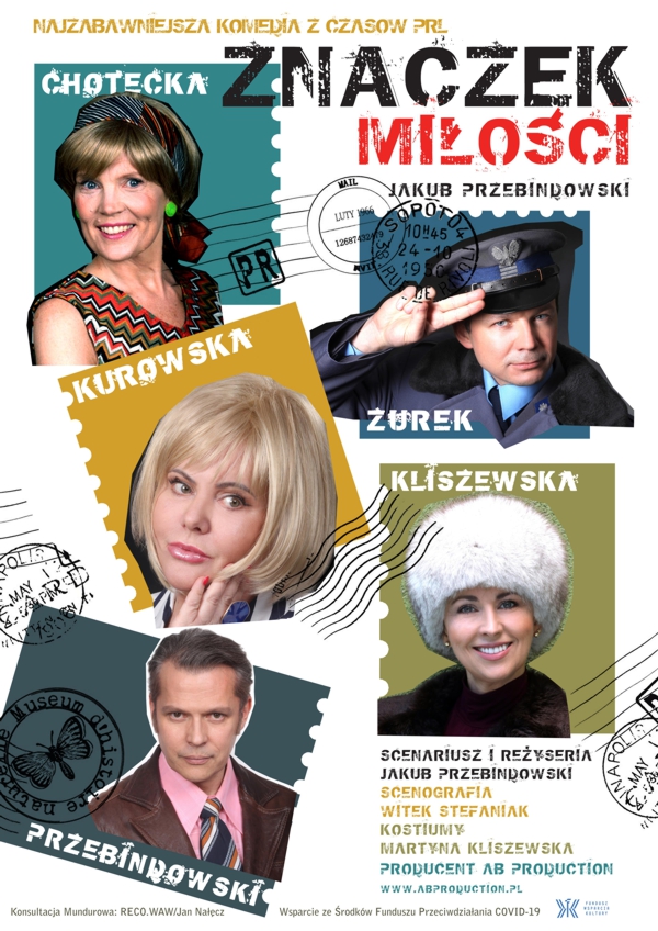 Znaczek miłości". Doskonała komedia z czasów PRL-u w doborowej obsadzie! -  Łódź Teatr Muzyczny, 21 października | Kupuj Bilety Online - biletyna.pl