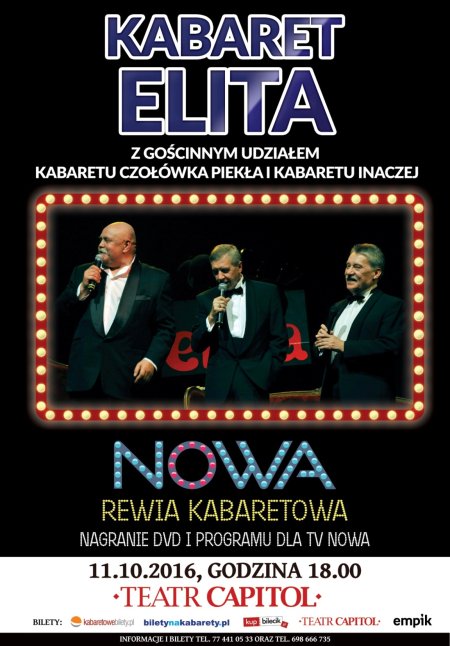 Nowa Rewia Kabaretowa - Kabaret Elita - kabaret